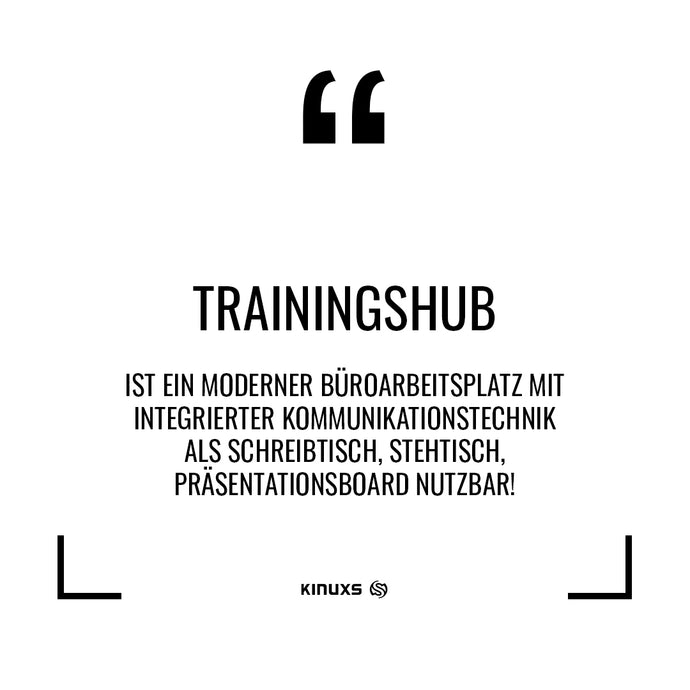 TrainingsHub - ein Tisch, ein Konzept!